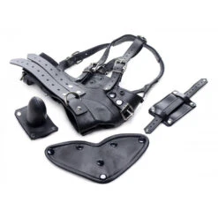 Leather Head Harness With Removeable Gag -Boyz Shop ag670 010 1000x741 2e9c25ae 998d 4b00 8681 8ba122deb8ca