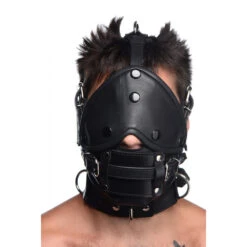 Leather Head Harness With Removeable Gag -Boyz Shop ag670 male model 008 868x1300 b4fb8c52 fe50 47a6 b0b2 431aa9583558