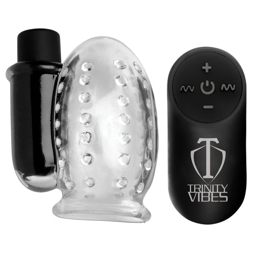 28X Rechargeable Penis Head Teaser With Remote Control 4 28X Rechargeable Penis Head Teaser With Remote Control - Image 4