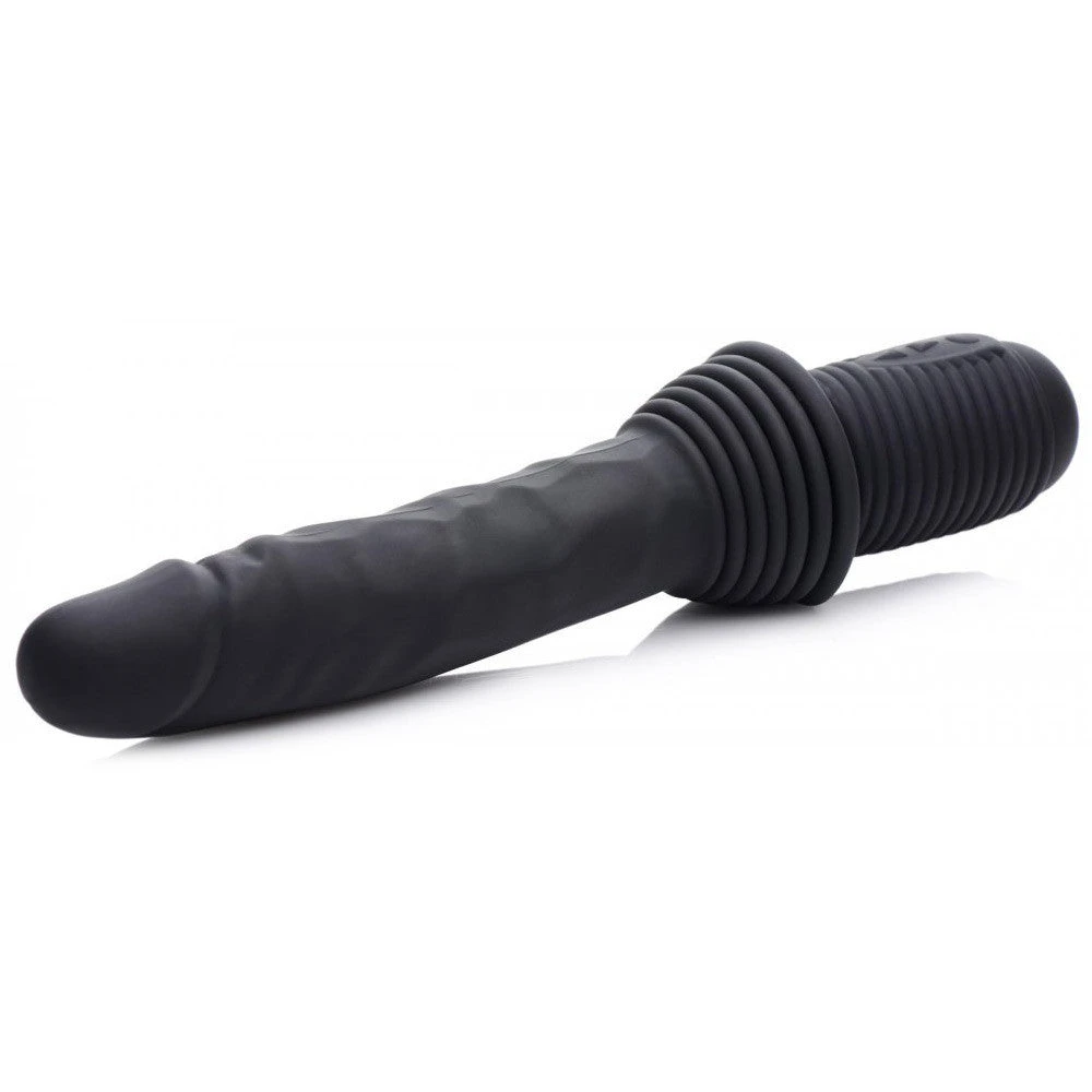 Master Series 10X Silicone Vibrating And Thrusting Dildo 6 Master Series 10X Silicone Vibrating And Thrusting Dildo - Image 6