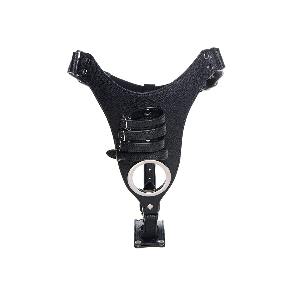 STRICT Male Chastity Harness With Silicone Anal Plug 7 STRICT Male Chastity Harness With Silicone Anal Plug - Image 7