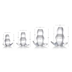 Master Series Clear View Hollow Anal Plug -Boyz Shop ag732 03