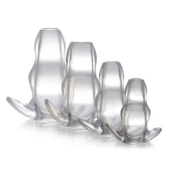 Master Series Clear View Hollow Anal Plug