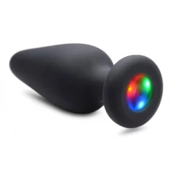 Light Up Silicone Anal Plug 8 Light Up Silicone Anal Plug -Boyz Shop ag755 03