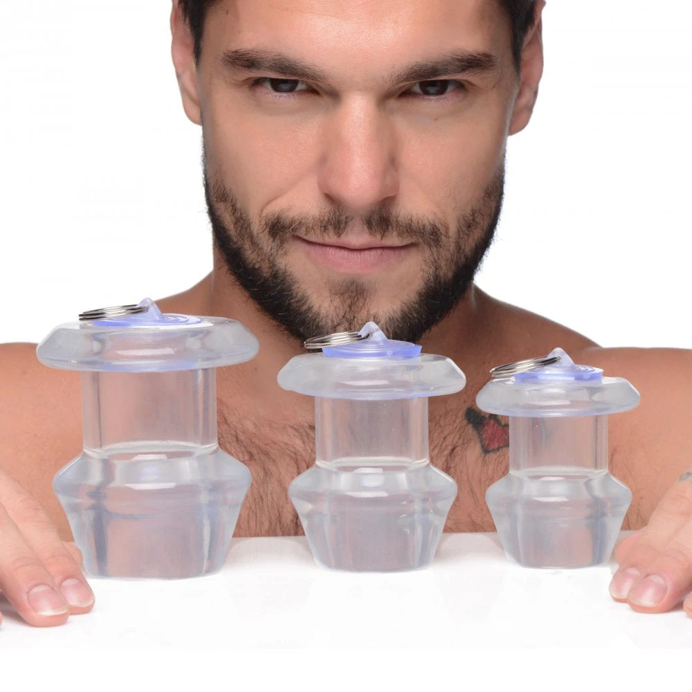 Master Series Ass Bung Clear Hollow Anal Dilator With Plug 3 Master Series Ass Bung Clear Hollow Anal Dilator With Plug - Image 3