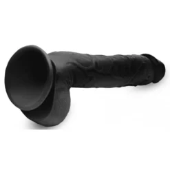Long Logan 10 Inch Dildo With Balls -Boyz Shop ag771black2