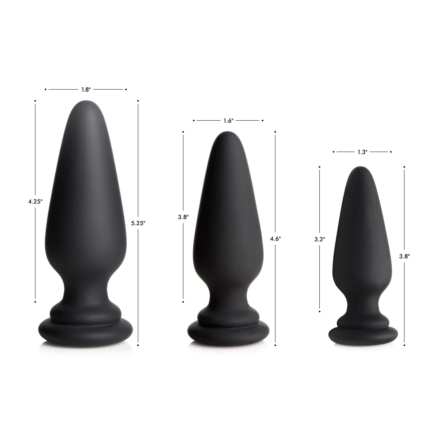 Interchangeable Silicone Anal Plug 4 Interchangeable Silicone Anal Plug - Image 4