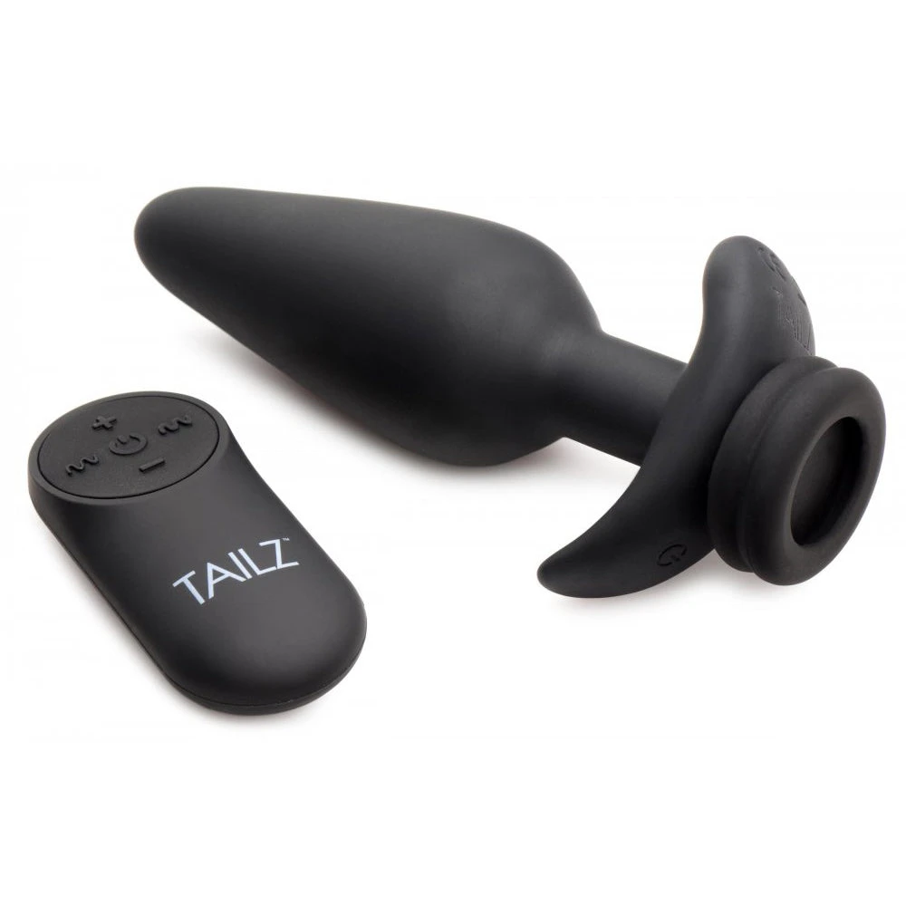 Interchangeable 10X Vibrating Silicone Anal Plug With Remote 5 Interchangeable 10X Vibrating Silicone Anal Plug With Remote - Image 5
