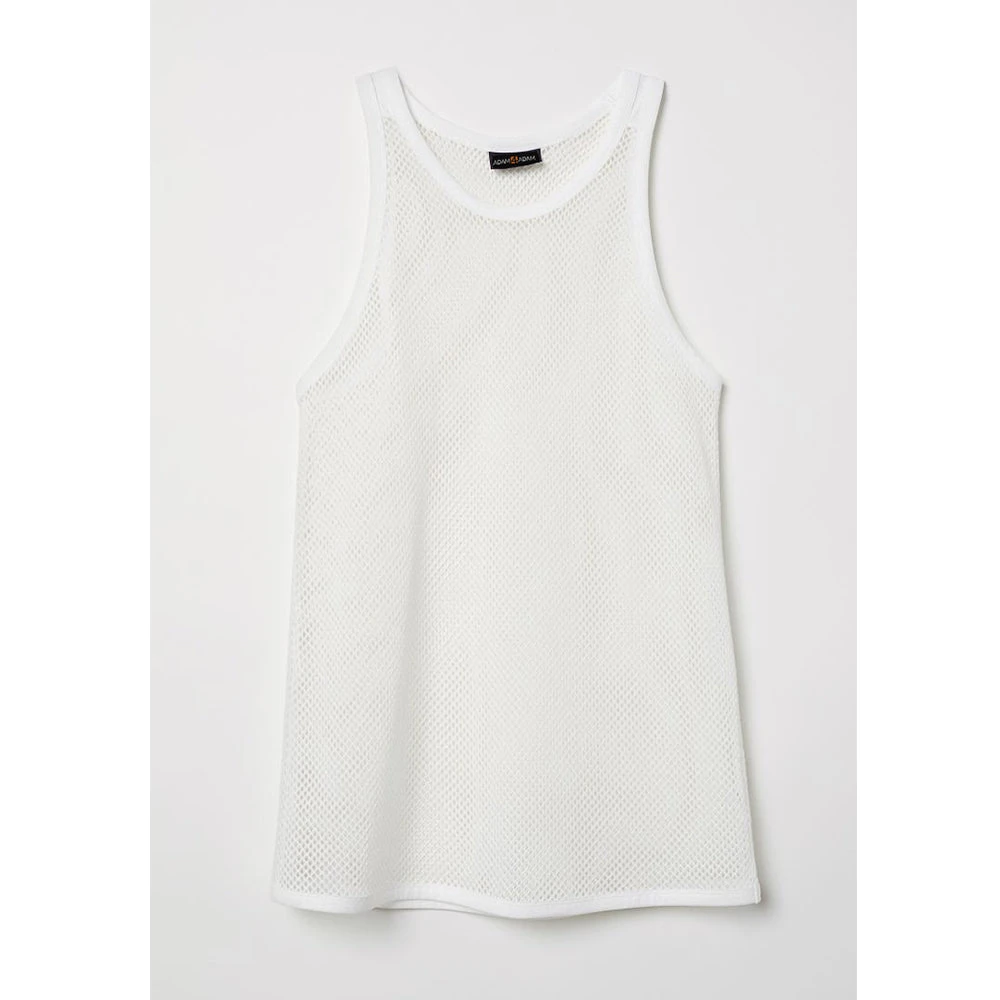 White Mesh Adam4Adam Tank Top 2 White Mesh Adam4Adam Tank Top - Image 2