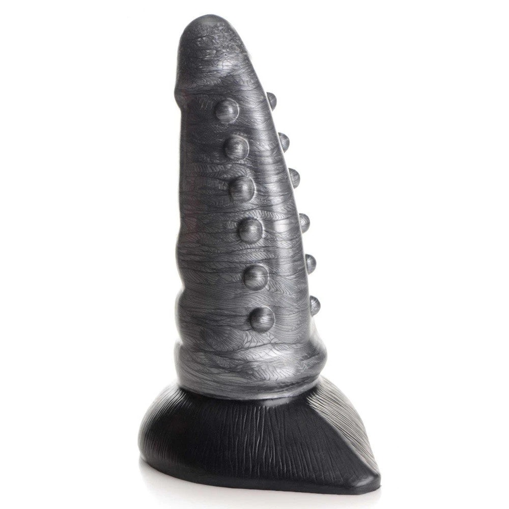 Beastly Tapered Bumpy Silicone Dildo 4 Beastly Tapered Bumpy Silicone Dildo - Image 4