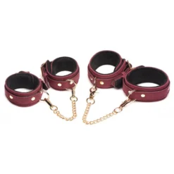 Master Series 6 Piece Velvet Bondage Set -Boyz Shop ag882 03