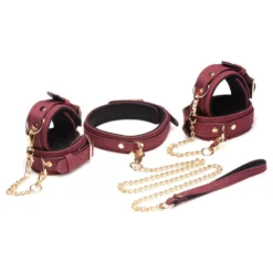 Master Series 6 Piece Velvet Bondage Set -Boyz Shop ag882 05