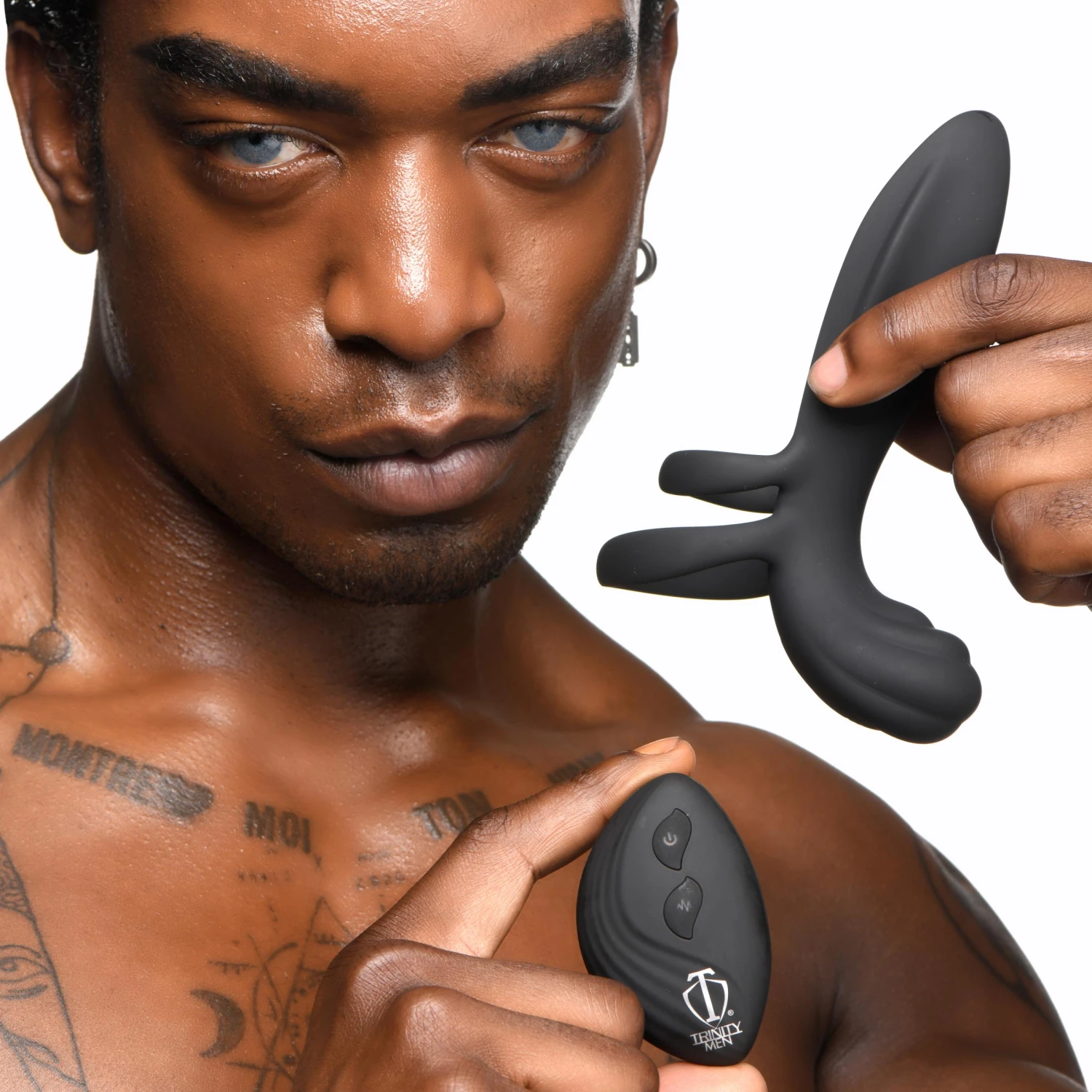 10X Silicone Vibrating Girth Enhancer With Remote Control 2 10X Silicone Vibrating Girth Enhancer With Remote Control - Image 2