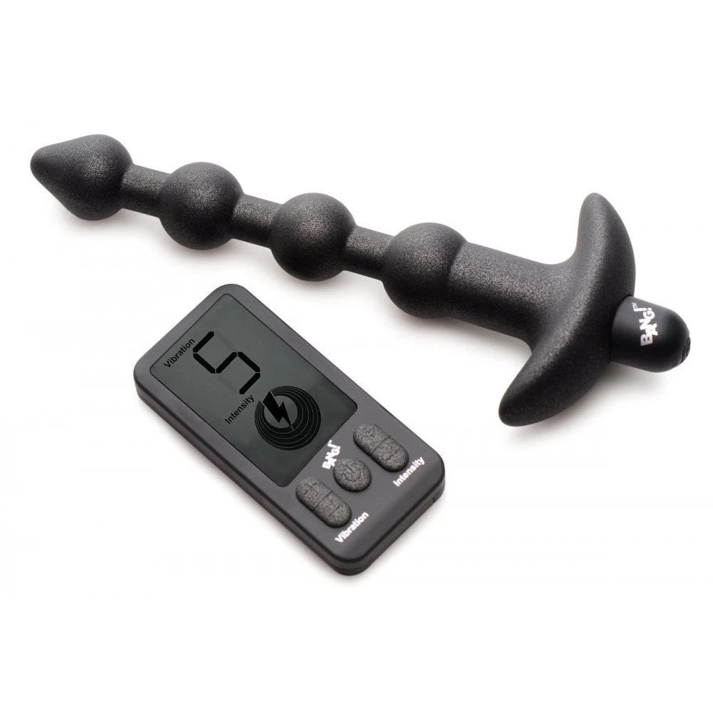 25X Vibrating Silicone Anal Beads With Remote Control 4 25X Vibrating Silicone Anal Beads With Remote Control - Image 4