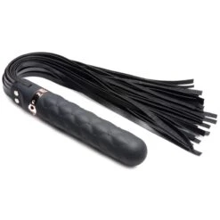 Master Series 9X Vibrating Silicone Dildo Flogger -Boyz Shop ag967 005