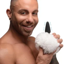 Small Vibrating Anal Plug With Interchangeable Bunny Tail