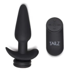 Small Vibrating Anal Plug With Interchangeable Bunny Tail 12 Small Vibrating Anal Plug With Interchangeable Bunny Tail -Boyz Shop ag979