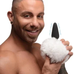 Large Vibrating Anal Plug With Interchangeable Bunny Tail 15 Large Vibrating Anal Plug With Interchangeable Bunny Tail -Boyz Shop ag980 white male model 001 large 1000x1000 b5989d4e f536 4a29 a248 13cbad951f84