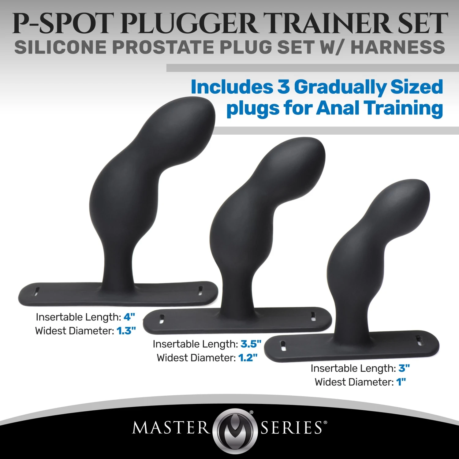 Master Series P-Spot Plugger Trainer Comfort Harness With Plugs 5 Master Series P-Spot Plugger Trainer Comfort Harness With Plugs - Image 5