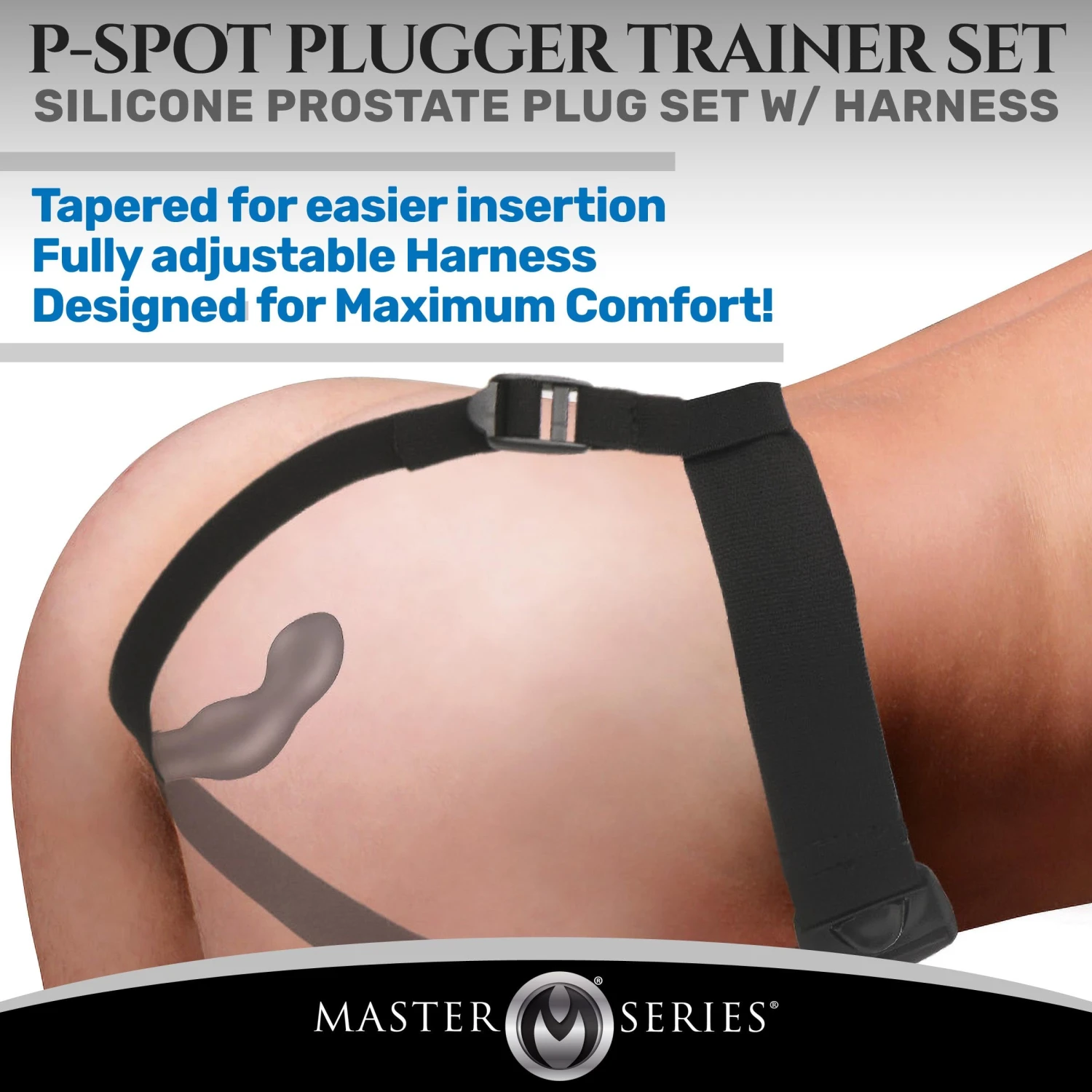 Master Series P-Spot Plugger Trainer Comfort Harness With Plugs 1 Master Series P-Spot Plugger Trainer Comfort Harness With Plugs