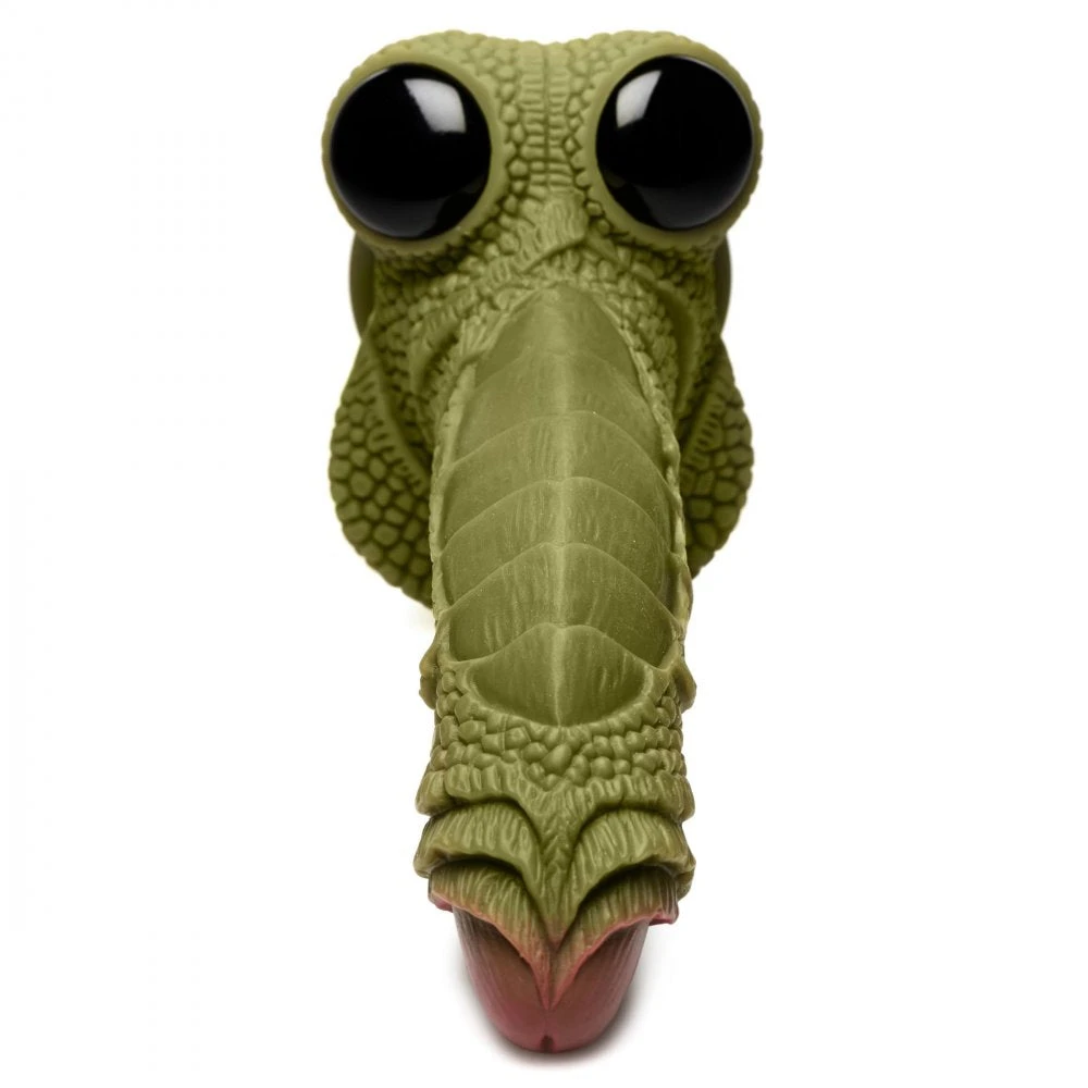 Swamp Monster Green Scaly Silicone Dildo 4 Swamp Monster Green Scaly Silicone Dildo - Image 4
