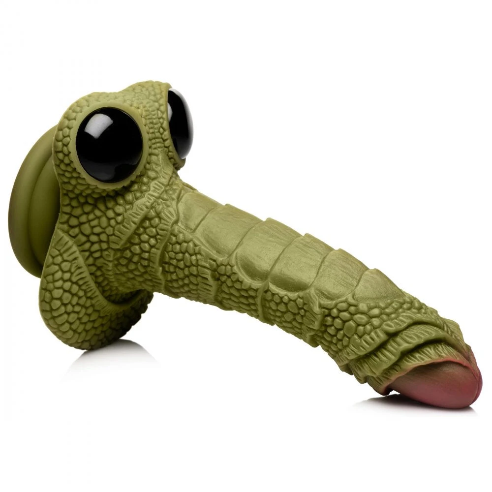 Swamp Monster Green Scaly Silicone Dildo 5 Swamp Monster Green Scaly Silicone Dildo - Image 5