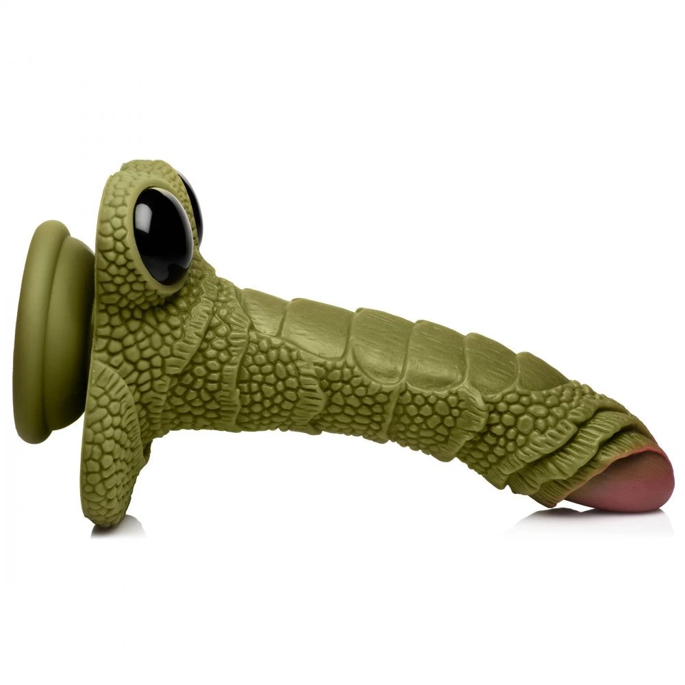 Swamp Monster Green Scaly Silicone Dildo 6 Swamp Monster Green Scaly Silicone Dildo - Image 6