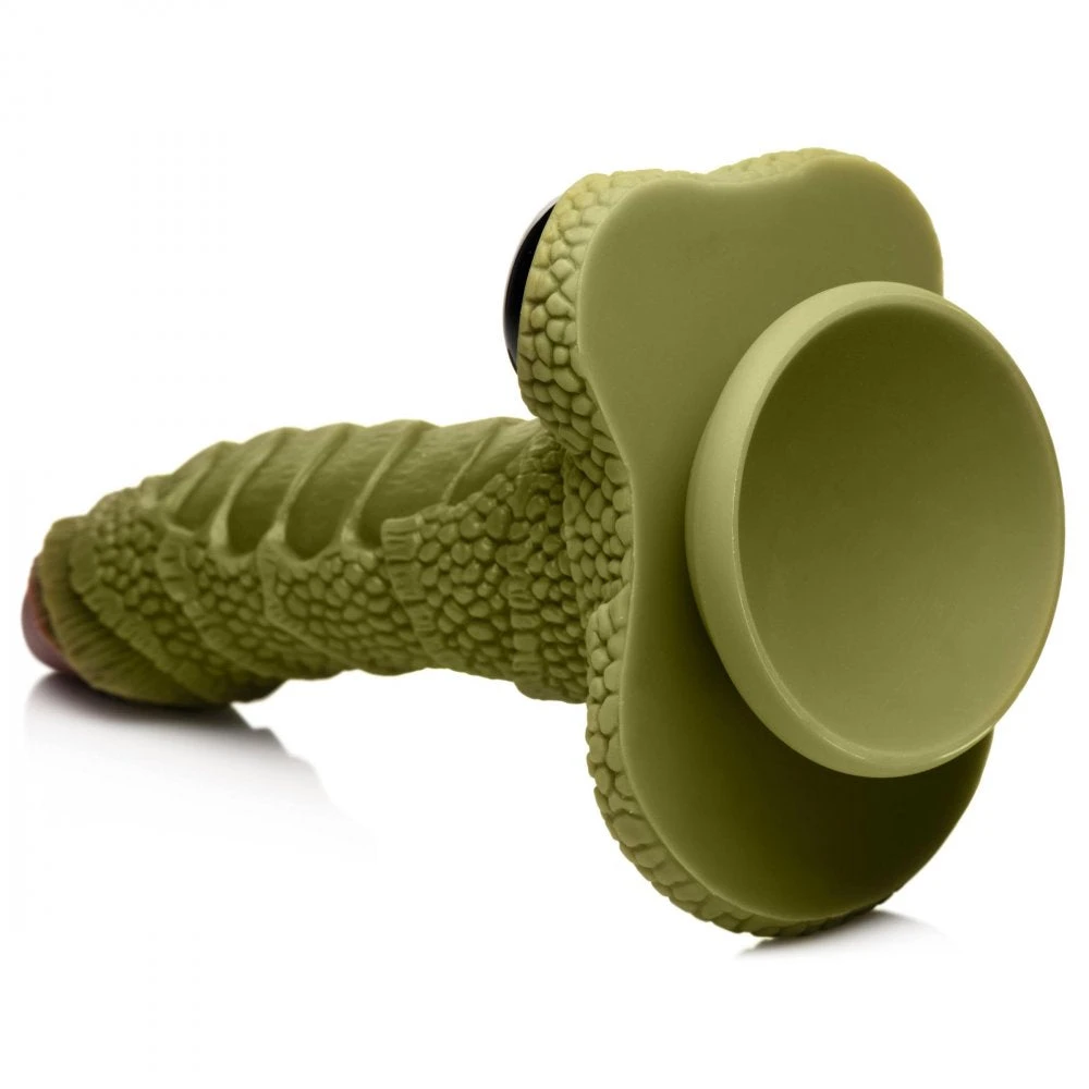 Swamp Monster Green Scaly Silicone Dildo 7 Swamp Monster Green Scaly Silicone Dildo - Image 7