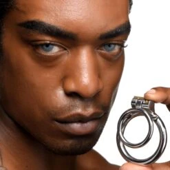 Master Series Locking Cock And Ball Ring 8 Master Series Locking Cock And Ball Ring -Boyz Shop ah059 male model 001