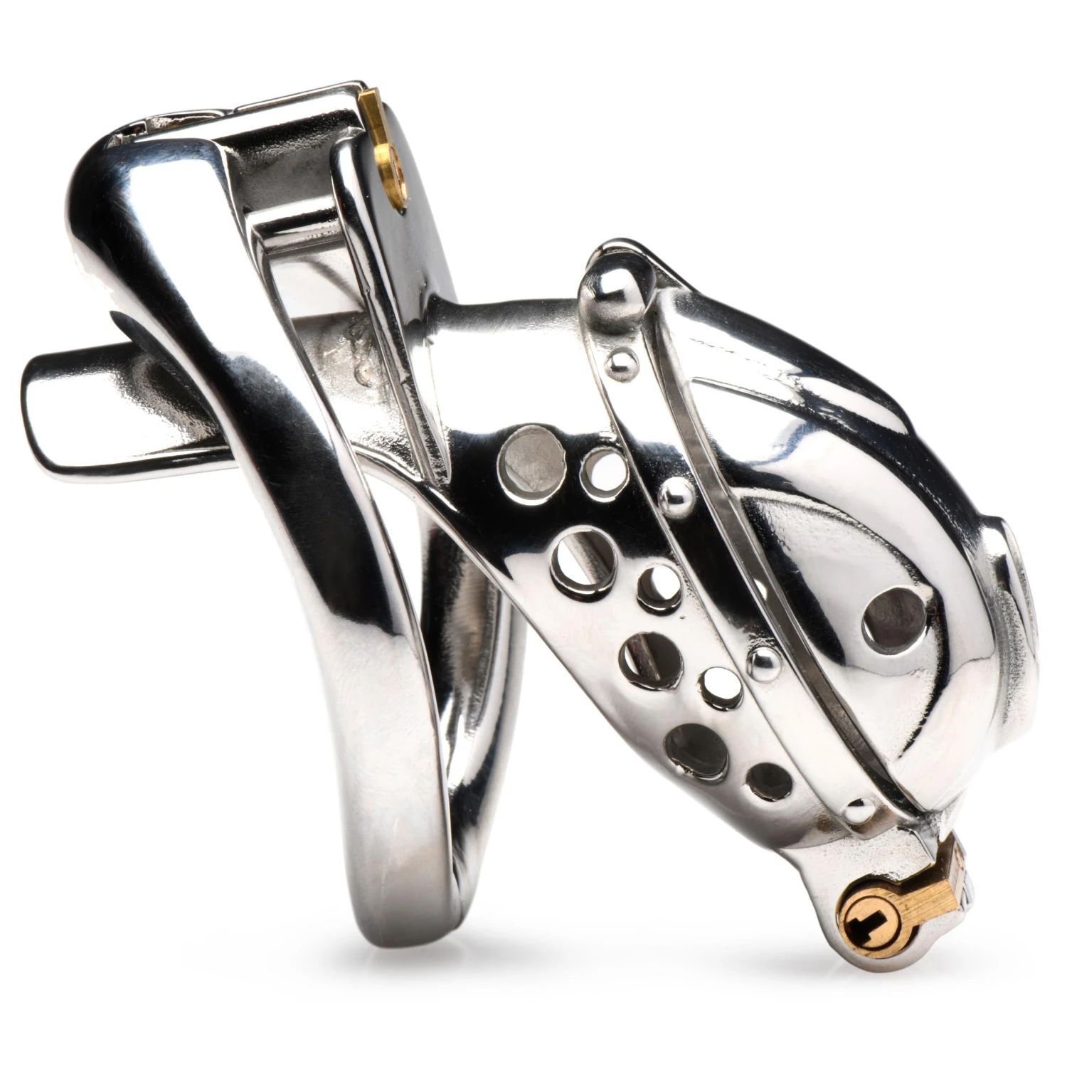 Master Series Entrapment Deluxe Locking Chastity Cage 5 Master Series Entrapment Deluxe Locking Chastity Cage - Image 5