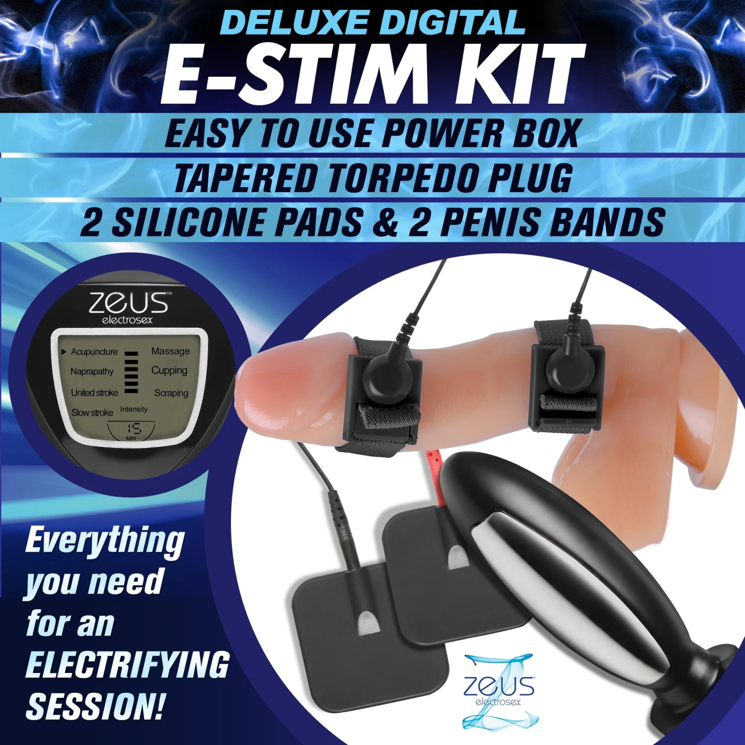 Zeus Deluxe E-Stim Kit 3 Zeus Deluxe E-Stim Kit - Image 3