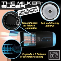 LoveBotz The Milker Slider 18X Stroking Masturbator -Boyz Shop ah090