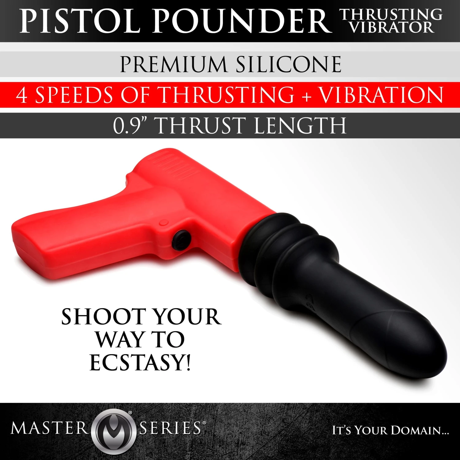 Master Series Pistola Pounder Thrusting Vibrator 2 Master Series Pistola Pounder Thrusting Vibrator - Image 2