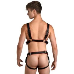 Master Series Heathen's Male Body Harness 13 Master Series Heathen's Male Body Harness -Boyz Shop ah094 sm male model 03