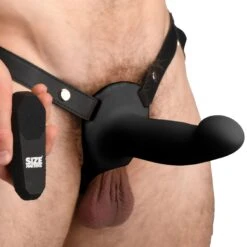 Size Matters 2 Inch Erection 28X Smooth Vibrating Silicone Penis Sheath With Remote