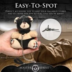 Master Series Hooded Teddy Bear Keychain -Boyz Shop ah119 05