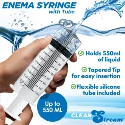 Enema Syringe With Tube 13 Enema Syringe With Tube -Boyz Shop ah135 01