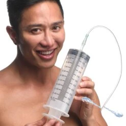 Enema Syringe With Tube 18 Enema Syringe With Tube -Boyz Shop ah135 male model 001