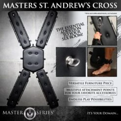 Master Series Masters St. Andrew's Cross 9 Master Series Masters St. Andrew's Cross -Boyz Shop ah138 01m