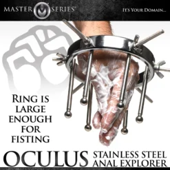 Master Series Oculus Stainless Steel Anal Explorer 9 Master Series Oculus Stainless Steel Anal Explorer -Boyz Shop ah153 02b