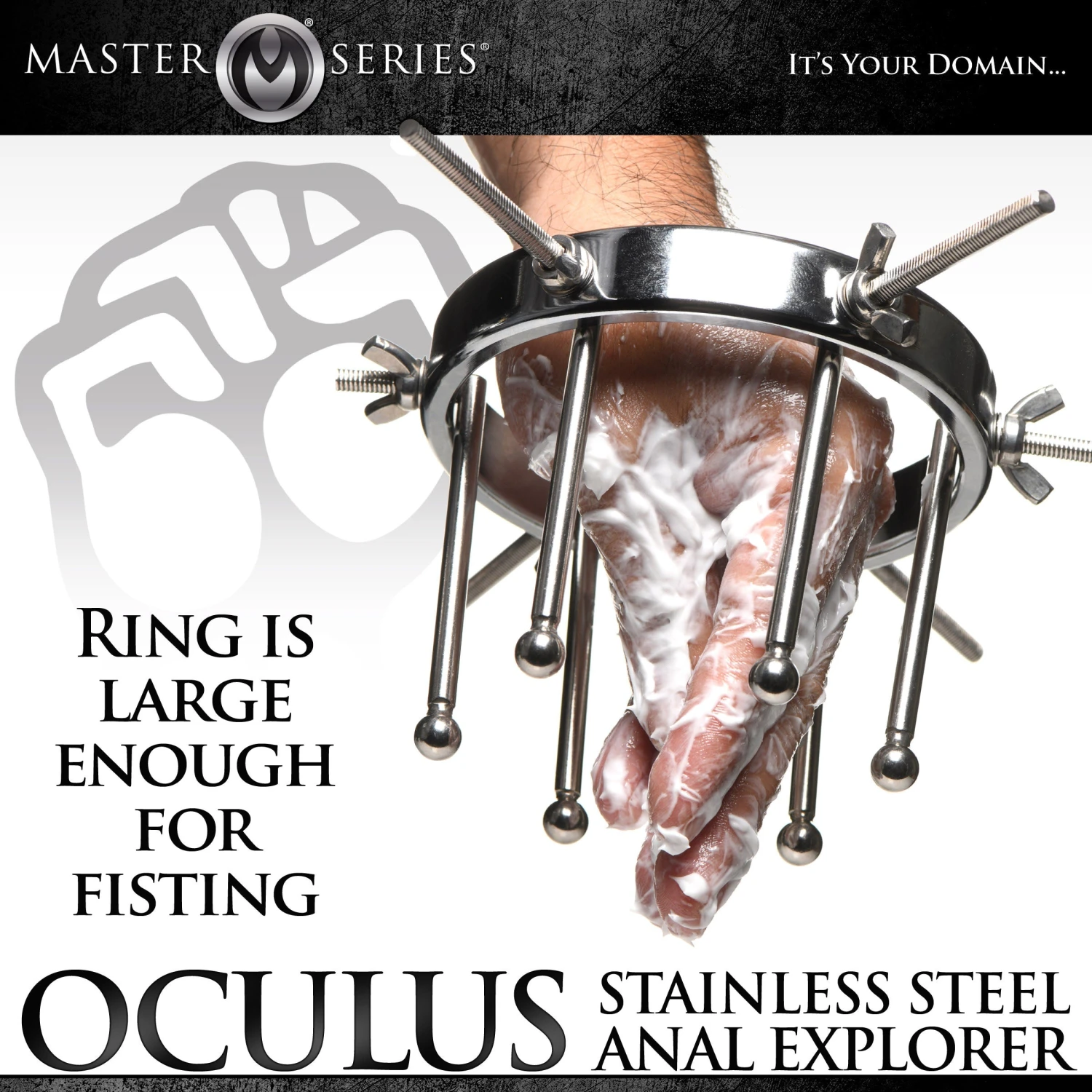 Master Series Oculus Stainless Steel Anal Explorer 3 Master Series Oculus Stainless Steel Anal Explorer - Image 3