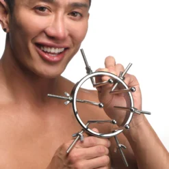 Master Series Oculus Stainless Steel Anal Explorer 10 Master Series Oculus Stainless Steel Anal Explorer -Boyz Shop ah153 male model 001