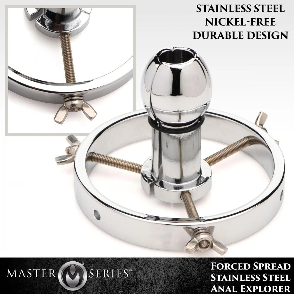 Master Series Forced Spread Stainless Steel Anal Explorer 5 Master Series Forced Spread Stainless Steel Anal Explorer - Image 5
