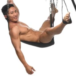 Master Series Nylon Sex Sling 8 Master Series Nylon Sex Sling -Boyz Shop ah171 male model 002