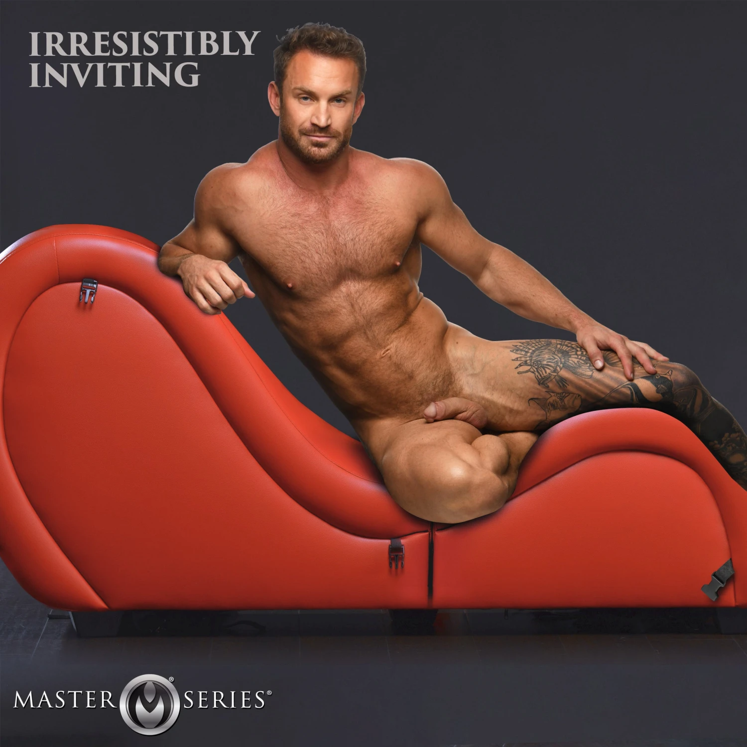 Master Series Red Detachable Kinky Couch Sex Chaise With Love Pillows 3 Master Series Red Detachable Kinky Couch Sex Chaise With Love Pillows - Image 3