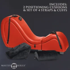 Master Series Red Detachable Kinky Couch Sex Chaise With Love Pillows 10 Master Series Red Detachable Kinky Couch Sex Chaise With Love Pillows -Boyz Shop ah233 22 red 2
