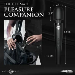 Master Series Thunderstick Pro Silicone Wand Massager 12 Master Series Thunderstick Pro Silicone Wand Massager -Boyz Shop ah360