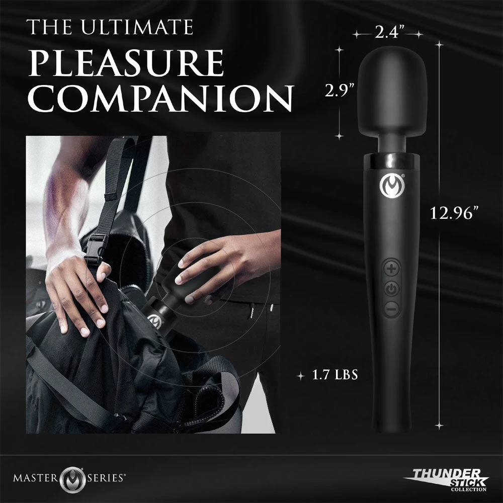 Master Series Thunderstick Pro Silicone Wand Massager 4 Master Series Thunderstick Pro Silicone Wand Massager - Image 4