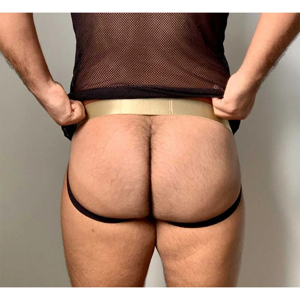 Black Sheer Adam4Adam Jockstrap 2 Black Sheer Adam4Adam Jockstrap - Image 2