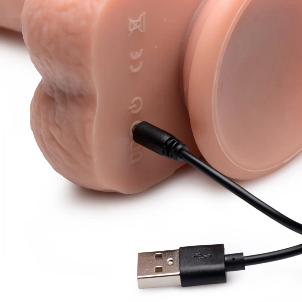 Vibrating & Thrusting Remote Control Silicone Dildo 6 Vibrating & Thrusting Remote Control Silicone Dildo - Image 6